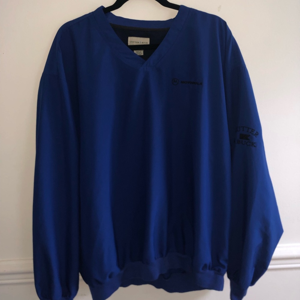 vintage windbreaker v-neck